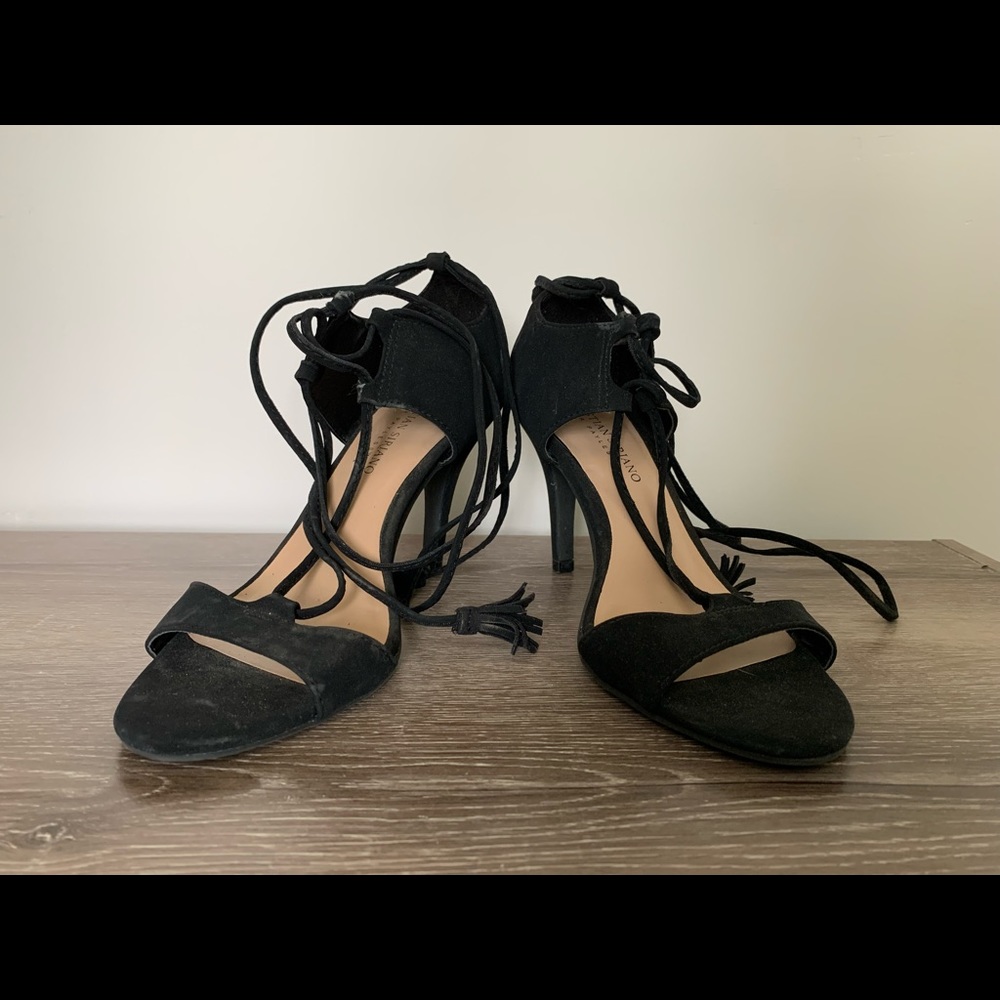 Strappy heels